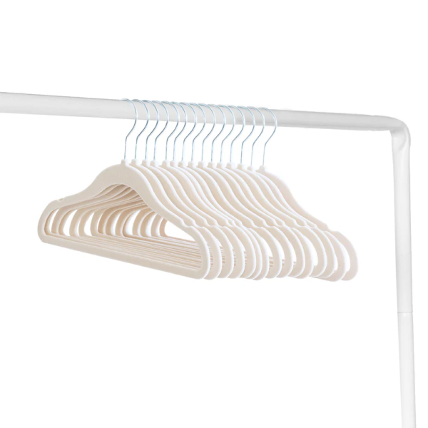Παιδικές Κρεμάστρες Αντιολισθητικές Beige (15 τμχ) 3 Sprouts